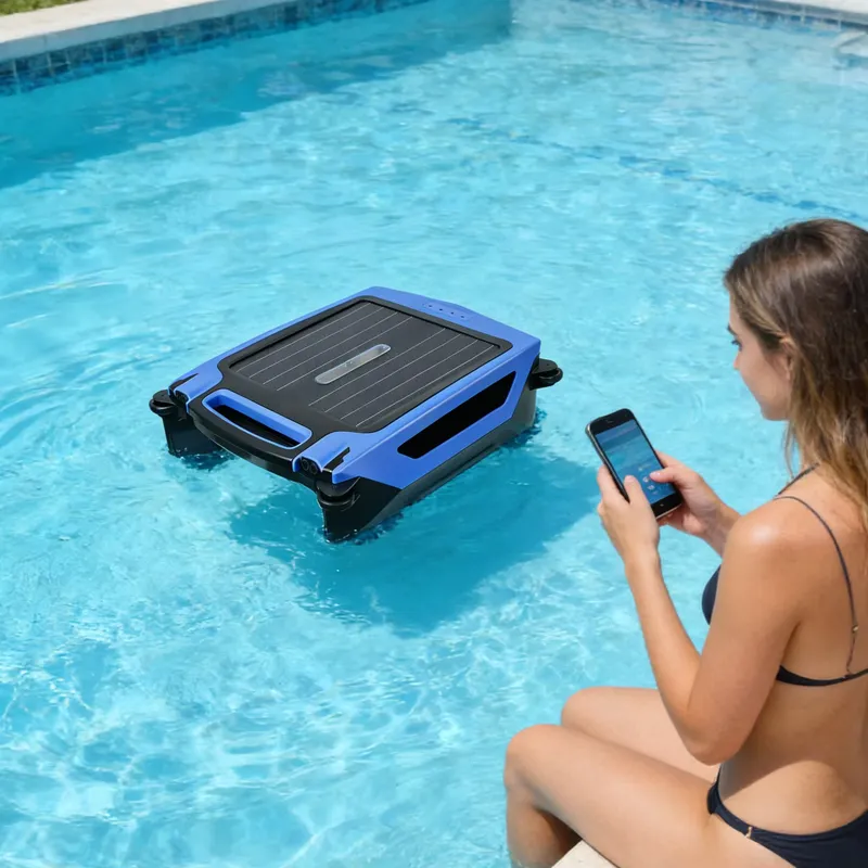 Outdoor Power Vacuum - Outdoor Solar Powered Eco-Friendly Automatic Pool
