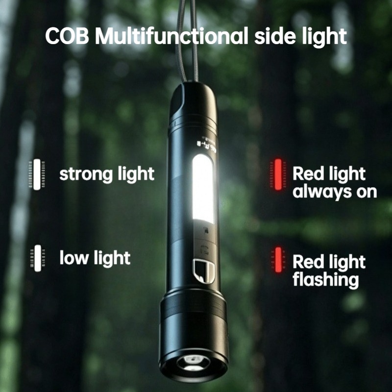 Multi Functional LED Flashligh - Outdoor Power For Camping ulasan dan harga