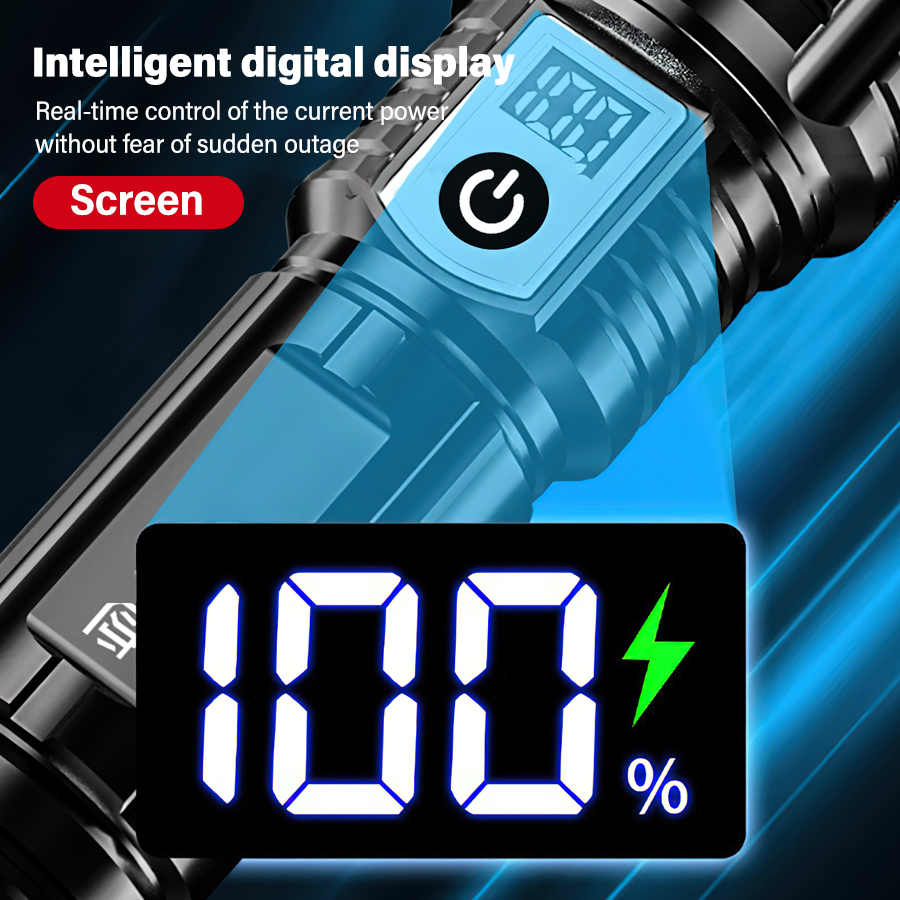 High Power 200000LM LED Flashl - Outdoor Power For Camping ulasan dan harga