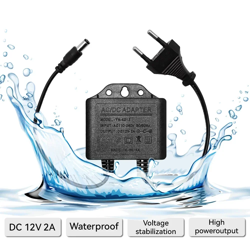Power Adapter  DC12V 2A Waterp - Outdoor Power Adapter ulasan dan harga