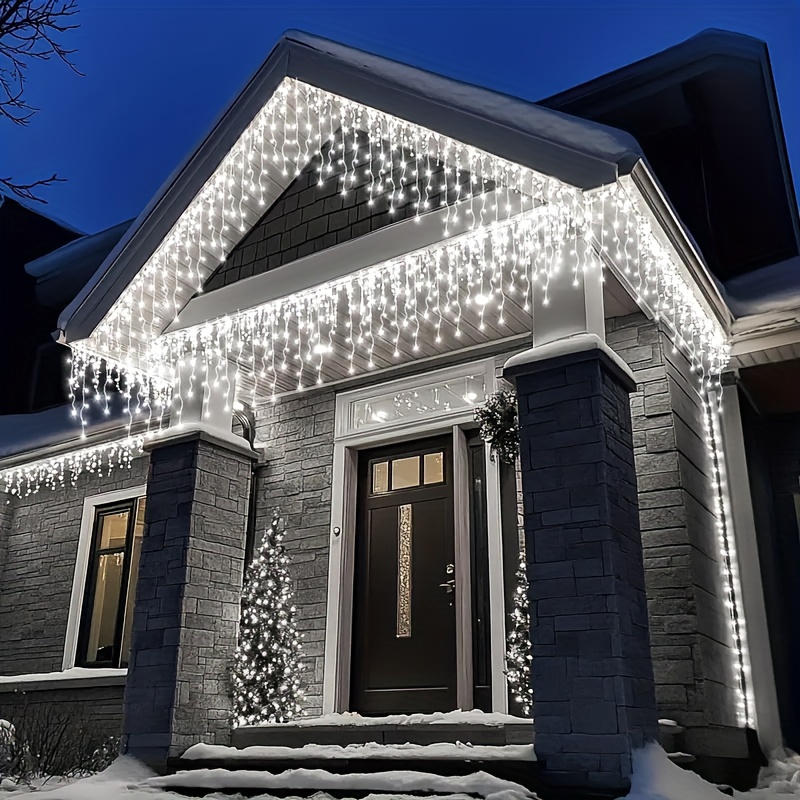 Solar Powered Outdoor Icicle S - Outdoor Power For Xmas Lights ulasan dan harga