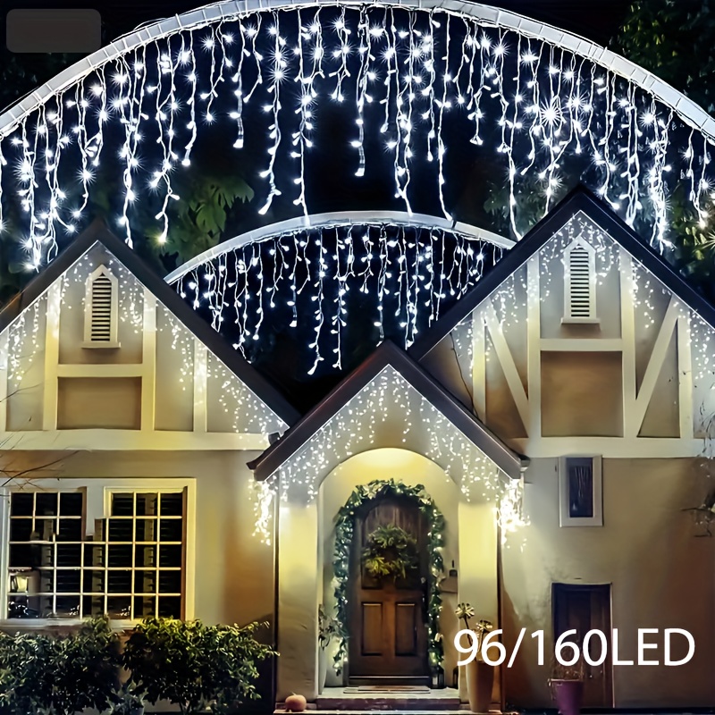 Solar Powered Outdoor Icicle S - Outdoor Power For Xmas Lights ulasan dan harga