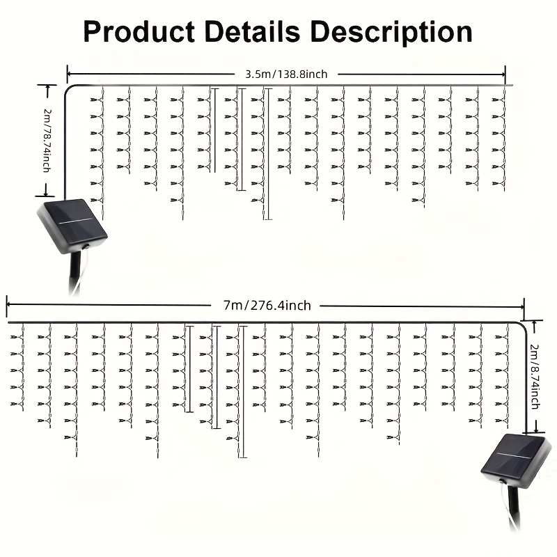 Solar Powered Outdoor Icicle S - Outdoor Power For Xmas Lights ulasan dan harga