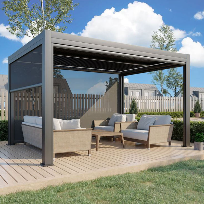 Power Driven Aluminum Pergola  - Outdoor Power For Gazebo ulasan dan harga
