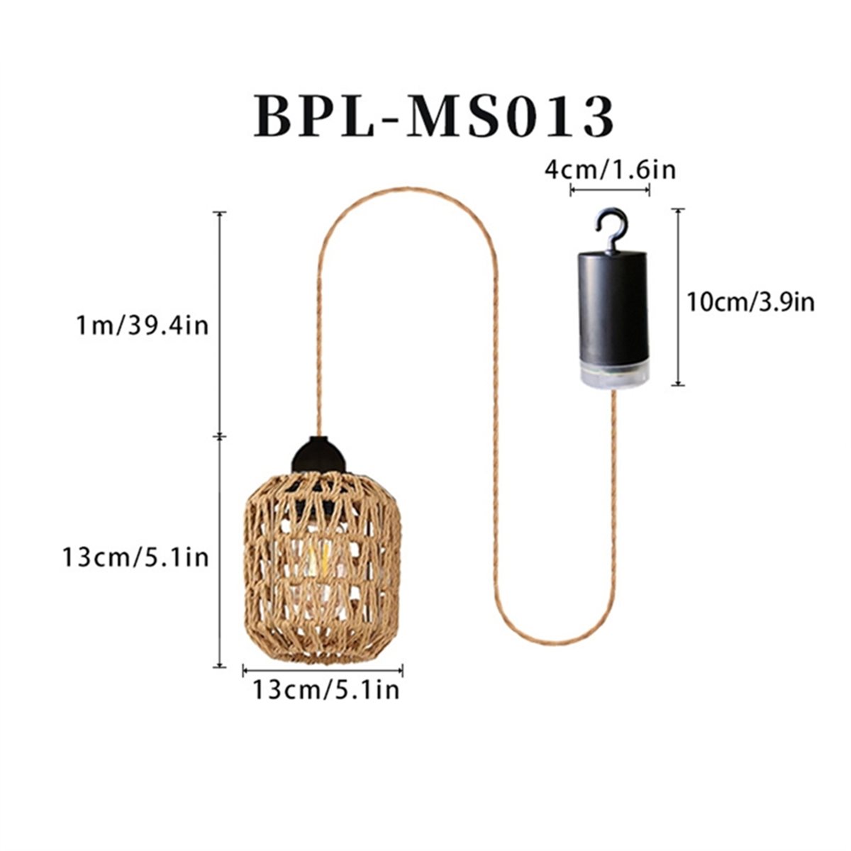 ABZJ 2pcs Battery Power Pendan - Outdoor Power For Gazebo ulasan dan harga