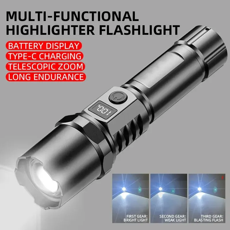 Powerful Led Handheld Flashlig - Outdoor Power For Camping ulasan dan harga