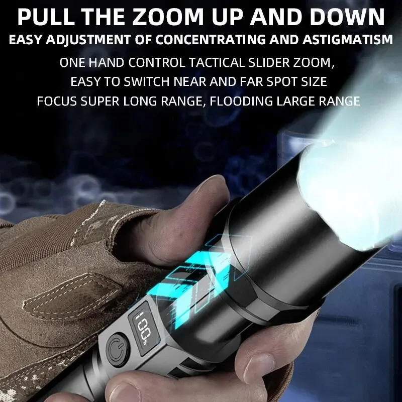Powerful Led Handheld Flashlig - Outdoor Power For Camping ulasan dan harga
