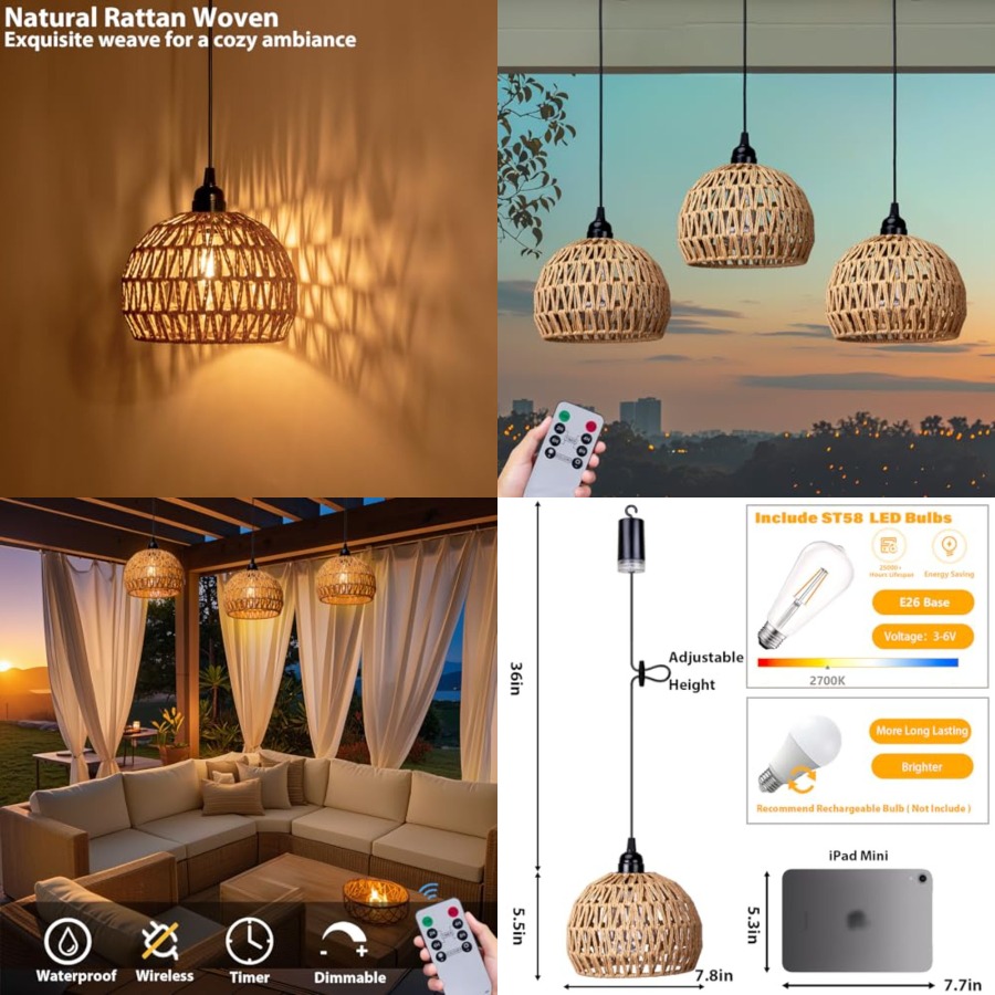 Battery Operated Hanging Outdo - Outdoor Power For Gazebo ulasan dan harga