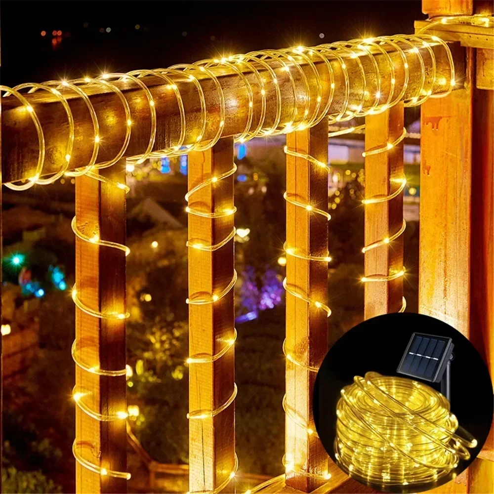 Solar Rope Lights 8 Modes Ligh - Outdoor Power For Gazebo ulasan dan harga
