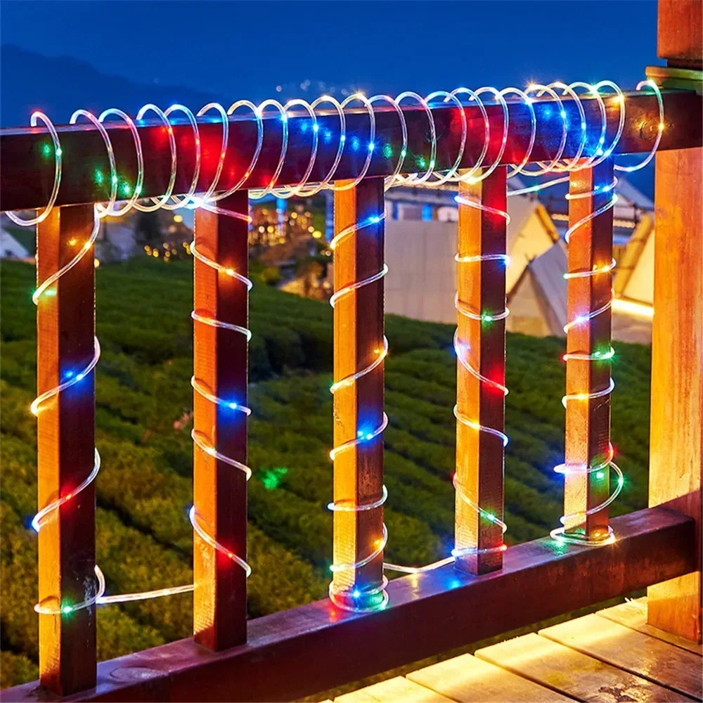 Solar Rope Lights 8 Modes Ligh - Outdoor Power For Gazebo ulasan dan harga