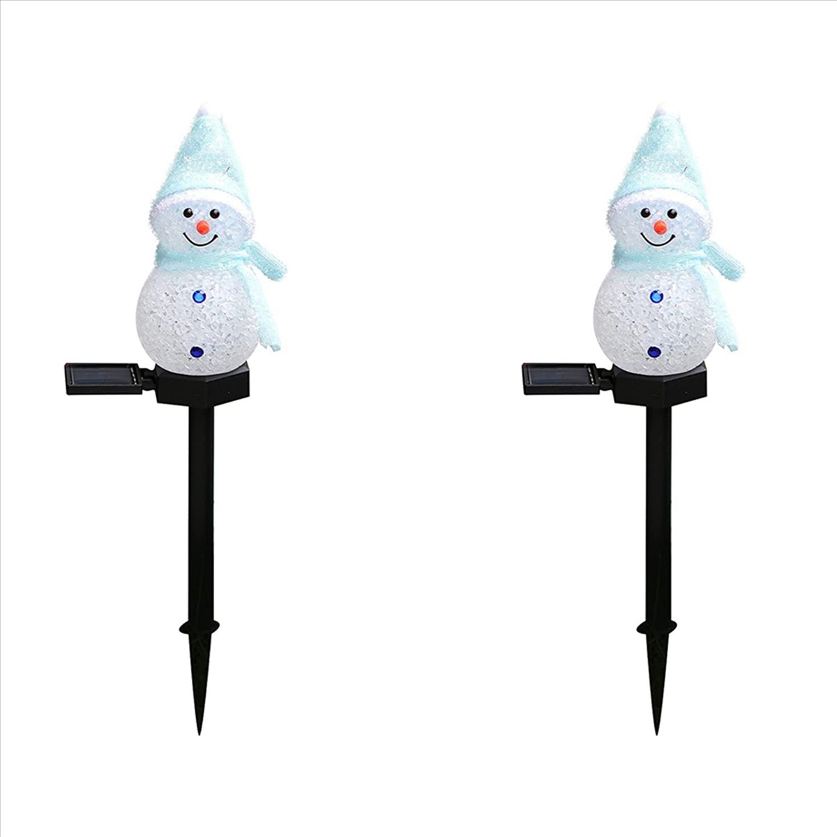 AA81-2X Snowman Solar Lights C - Outdoor Power For Xmas Lights ulasan dan harga