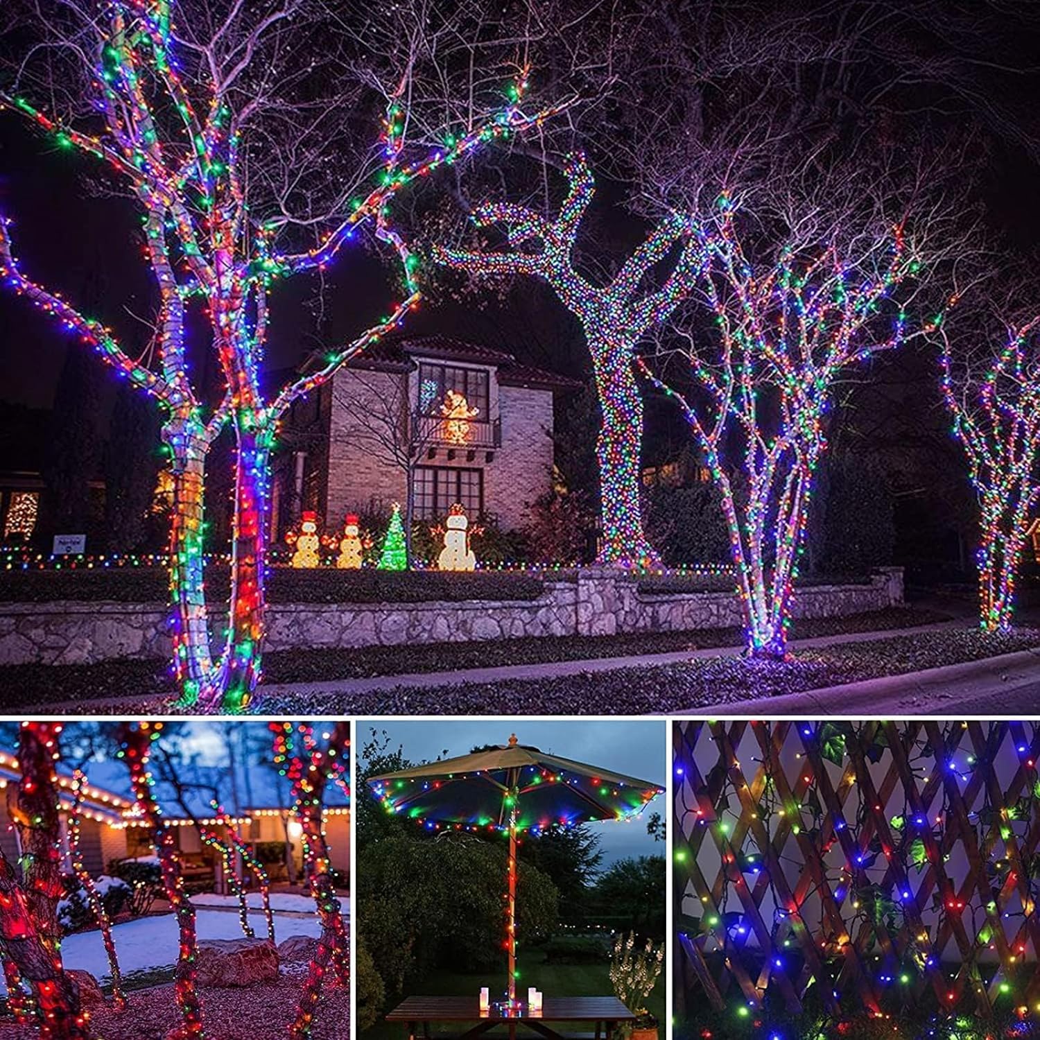 LED Solar String Lights 300LED - Outdoor Power For Xmas Lights ulasan dan harga