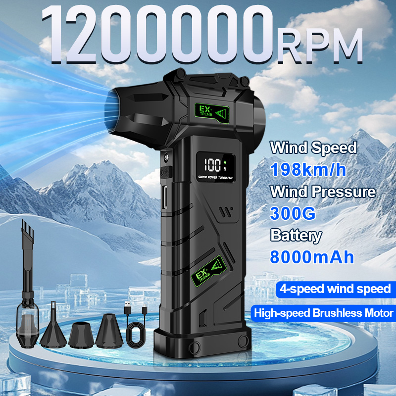 2-in-1 Blow & Vacuum Cordless  - Outdoor Power Vacuum ulasan dan harga