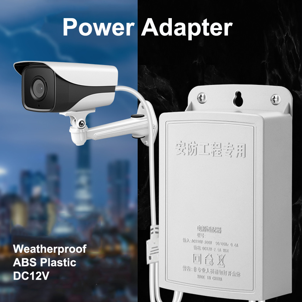 DC 12V 2.5A Outdoor Waterproof - Outdoor Power Adapter ulasan dan harga