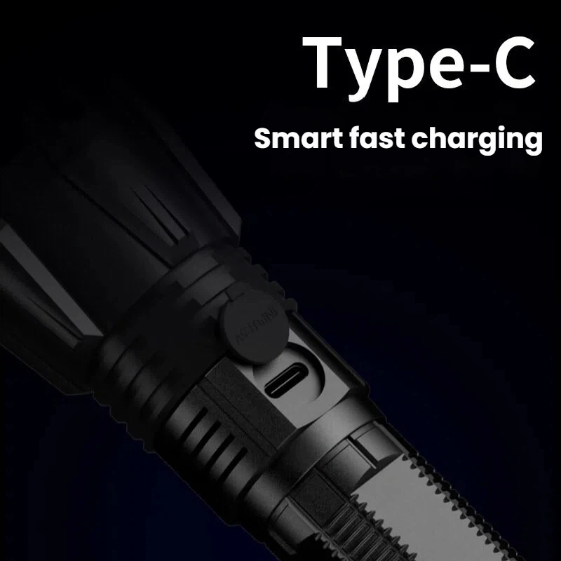 High-power P90 LED Flashlight  - Outdoor Power For Camping ulasan dan harga