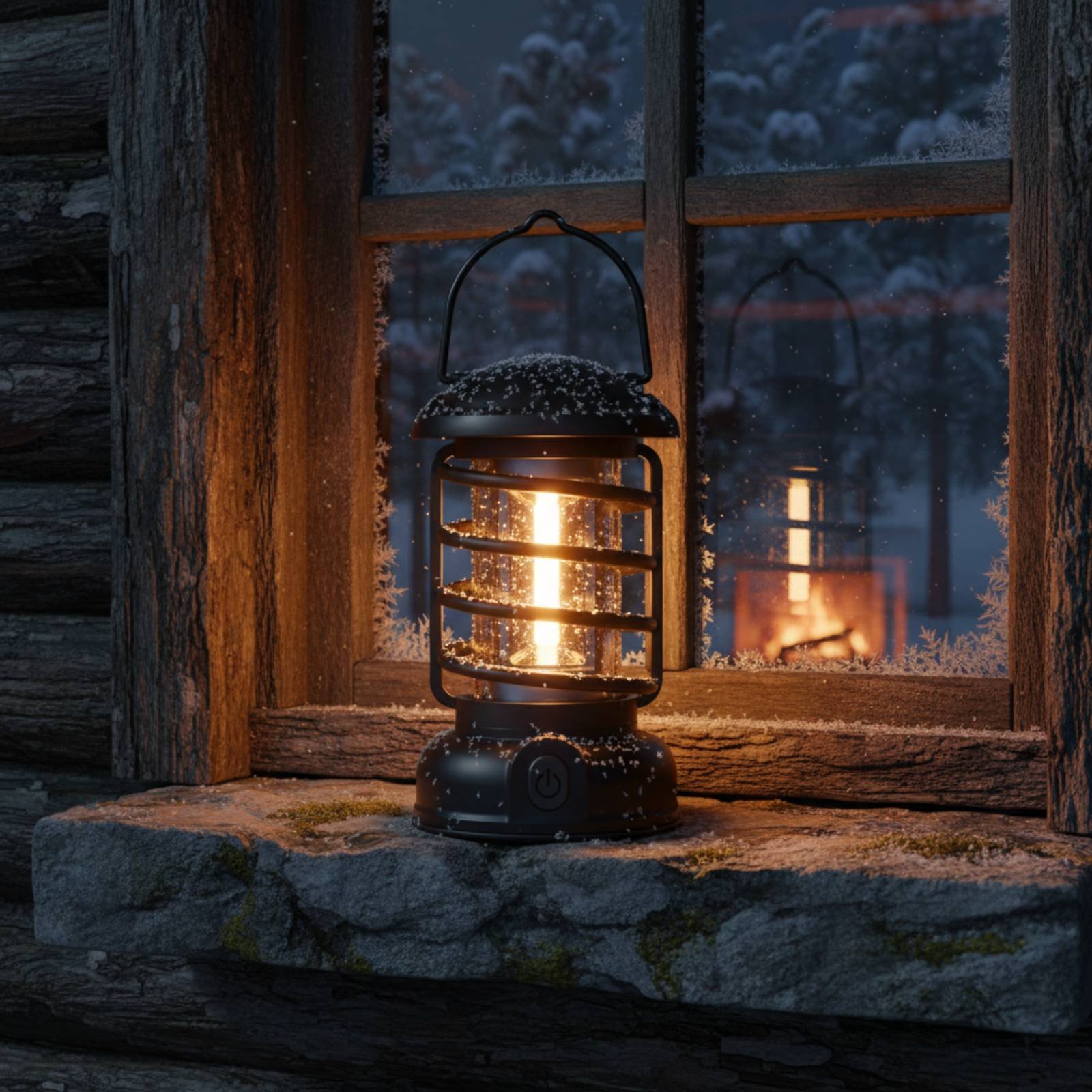 Retro Camping Lantern Two-Way  - Outdoor Power For Camping ulasan dan harga