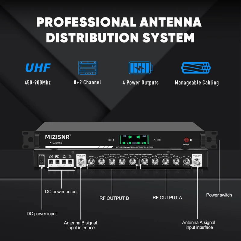 Professional Antenna Amplifier - Outdoor Power Distributors ulasan dan harga