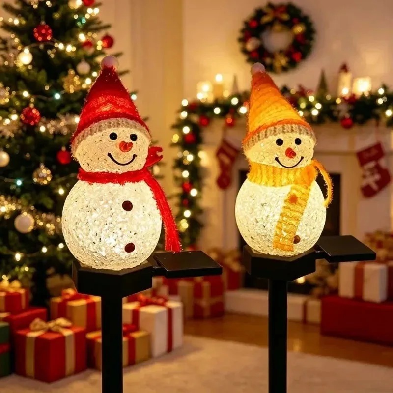 Solar Powered Snowman Ground S - Outdoor Power For Xmas Lights ulasan dan harga